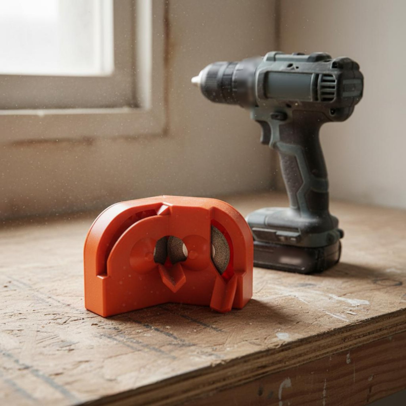 Power Tools In Construction - ドリルビットグラインダー 使いやすいポータブルドリルグラインダー 電動工具アクセサリー クイックシャープニング 長持ちする構造 ガレージ用