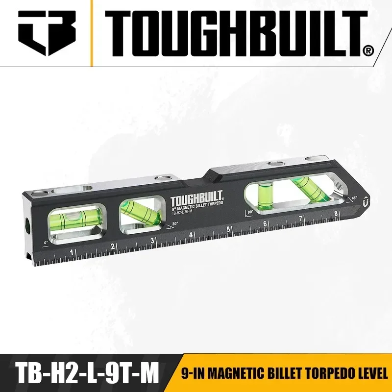 Power Tools Manual - TOUGHBUILT TB-H2-L-9T-M 9インチ磁気ビレット魚雷型レベル、装飾用バランスパワーツールアクセサリー