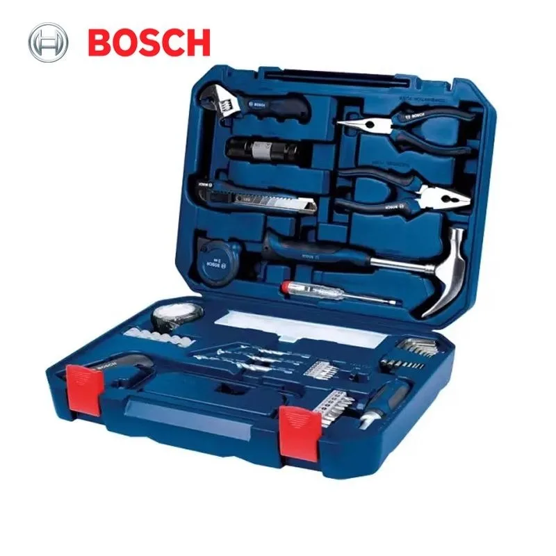 Power Tools Set - ボッシュ 2607002789 家庭用多機能ハードウェアツールボックス 108点セット ボッシュハンドツールセット 電動工具アクセサリー