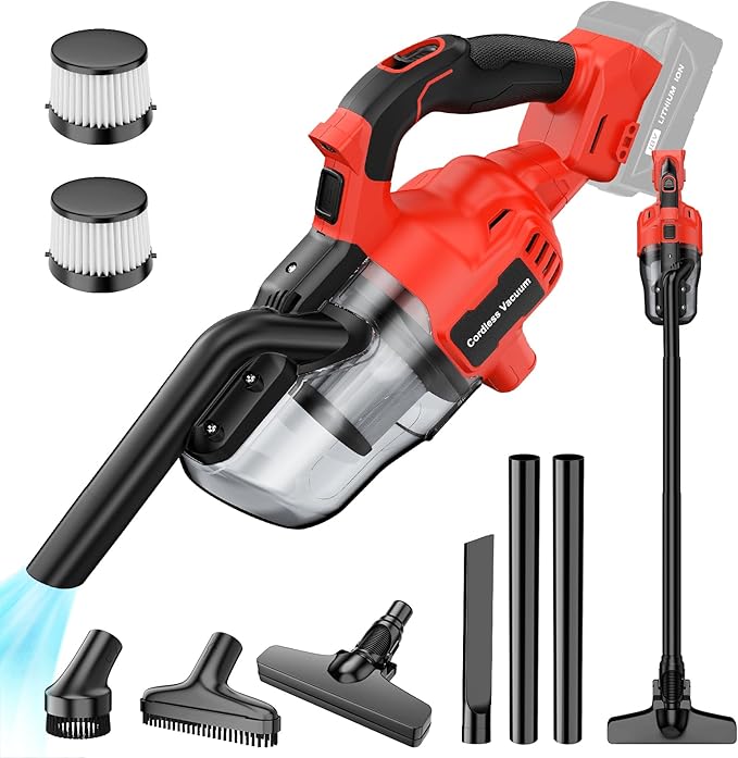Power Tools Vacuum - 16000pa コードレス電気掃除機ハンドヘルド充電式乾湿両用ダストカーペットコレクターマシンミルウォーキー 18v バッテリー用