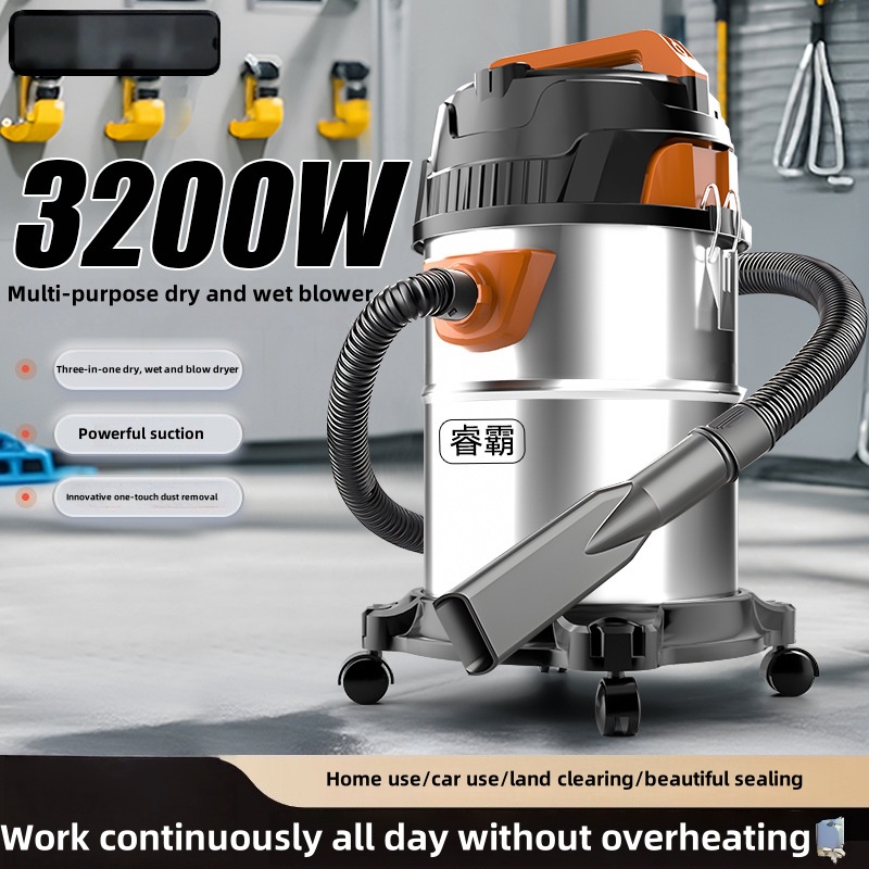 Power Tools Vacuum - 3 in 1 ウェットおよびドライ掃除機多機能ハイパワー掃除機家庭、車、商業産業クリに適しています
