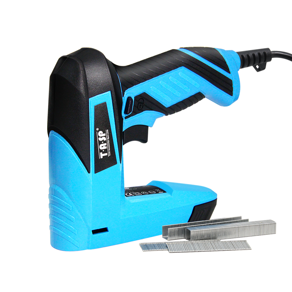 Power Tools In Construction - 230V 2in1電動ステープルガン、建築用ステープラー、釘打ち機、DIY愛好家、住宅所有者、室内装飾、改修用電動工具