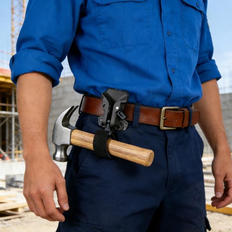 Power Tools In Construction - A2BE クイックリリースツールホルダーベルトクリップドリルホルスター建設電動工具