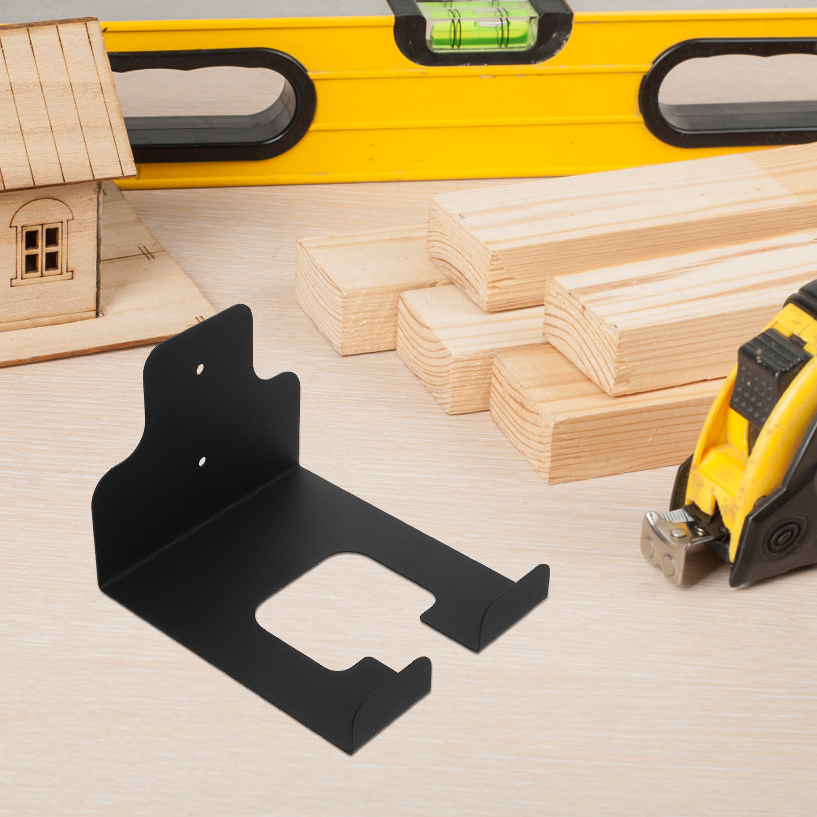 頑丈な壁掛け式ガーデン用電動工具ホルダー。ブラックコーティン - Power Tools Storage のレビューと価格