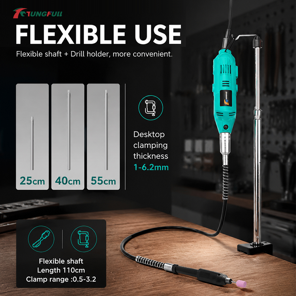 TUNGFULL ミニ電動グラインダーセット、可変速度ロータ - Power Tools Sheets のレビューと価格