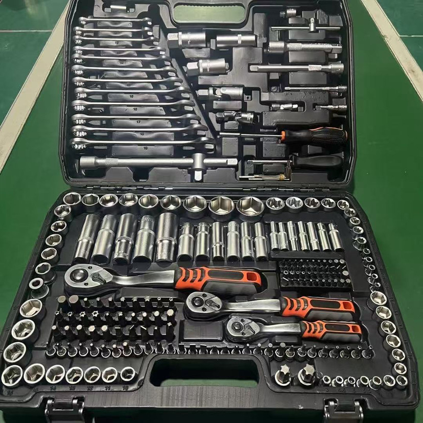 216ピースDIY自動車修理ツールキット、ハンドパワーソース - Power Tools Set のレビューと価格