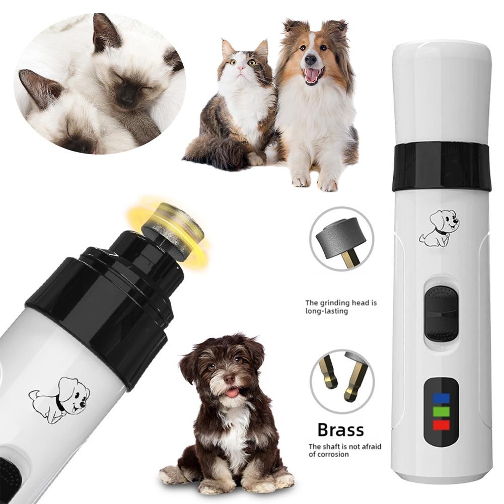 ペットネイルポリッシャー犬電動爪切り猫充電爪切りLED爪切り - Power Tools Cat のレビューと価格