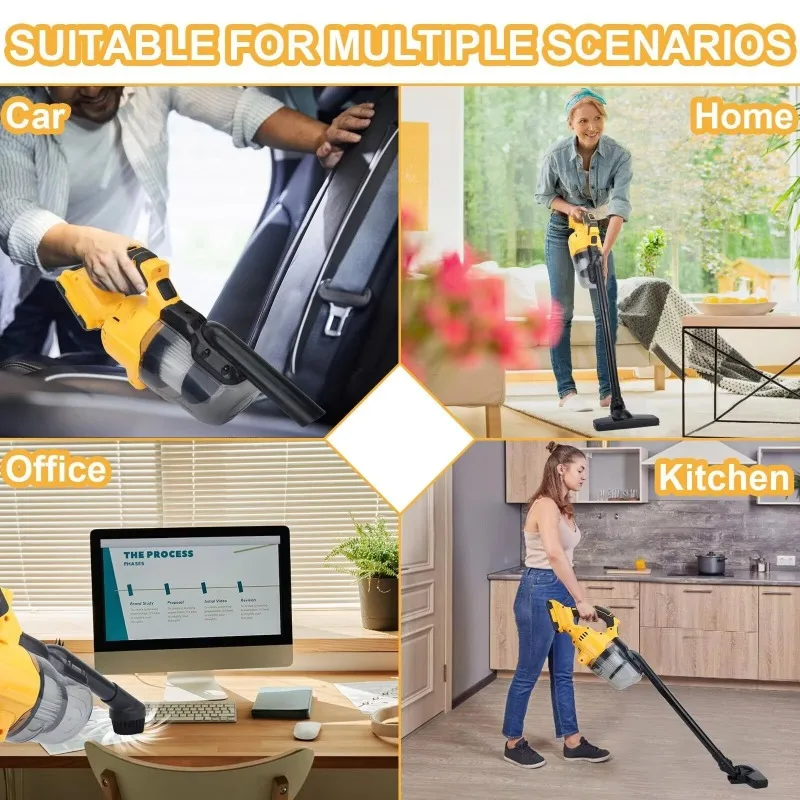 強力なモーターを備えたハンドヘルド電気掃除機、フロアカーペッ - Power Tools Vacuum のレビューと価格