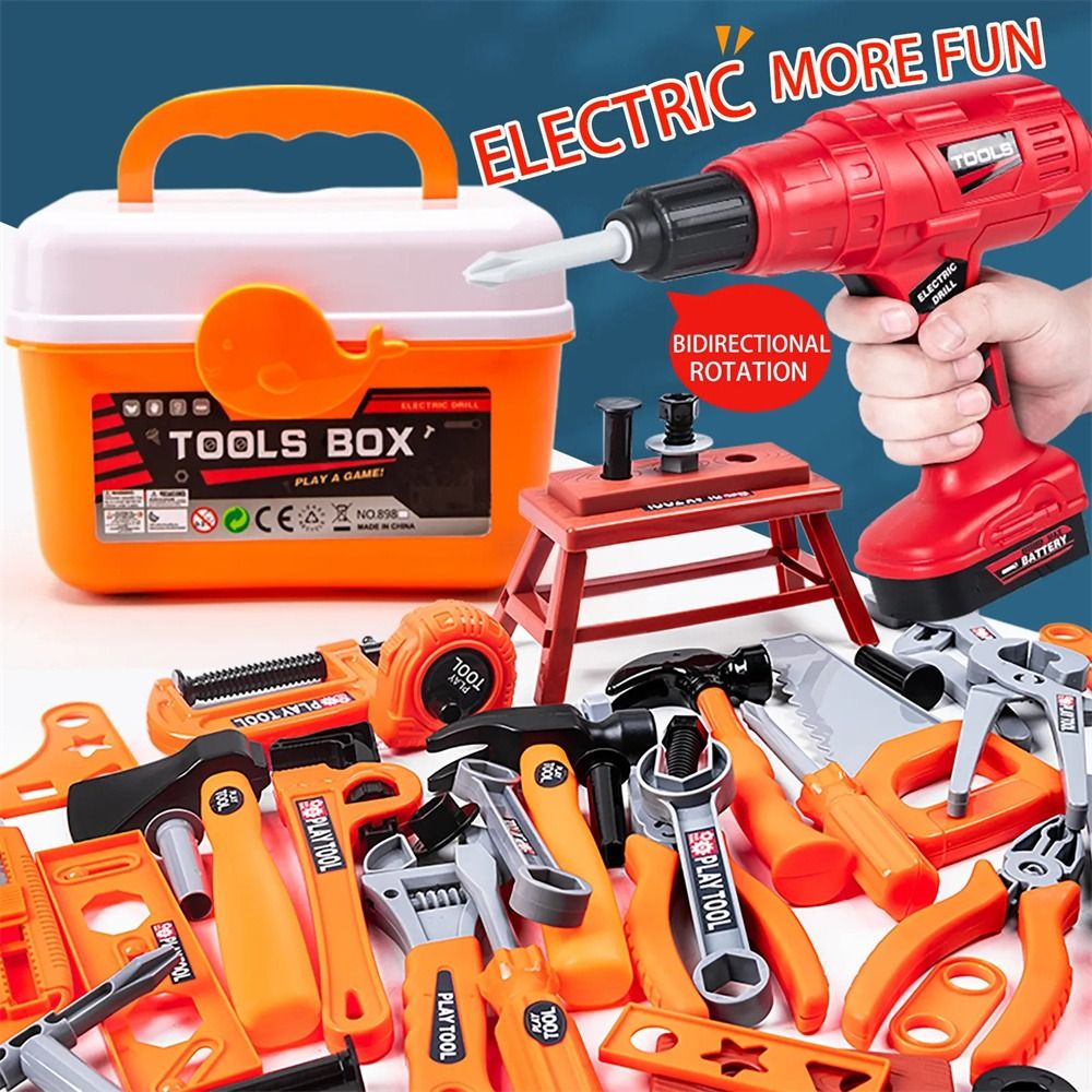 電動おもちゃドリル修理ツールおもちゃ電動建設シミュレーション - Power Tools In Construction のレビューと価格