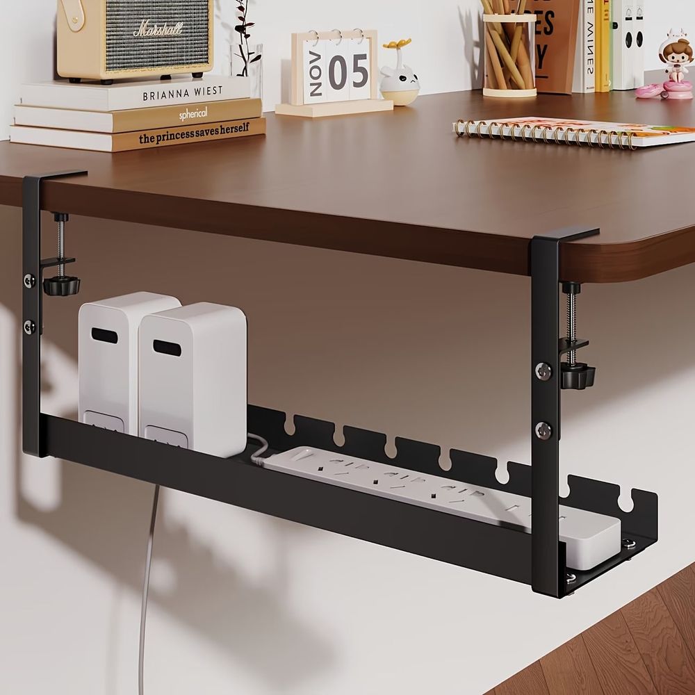 デスクトップケーブル管理トレイ、家庭用収納オーガナイザー、配 - Power Tools Storage のレビューと価格