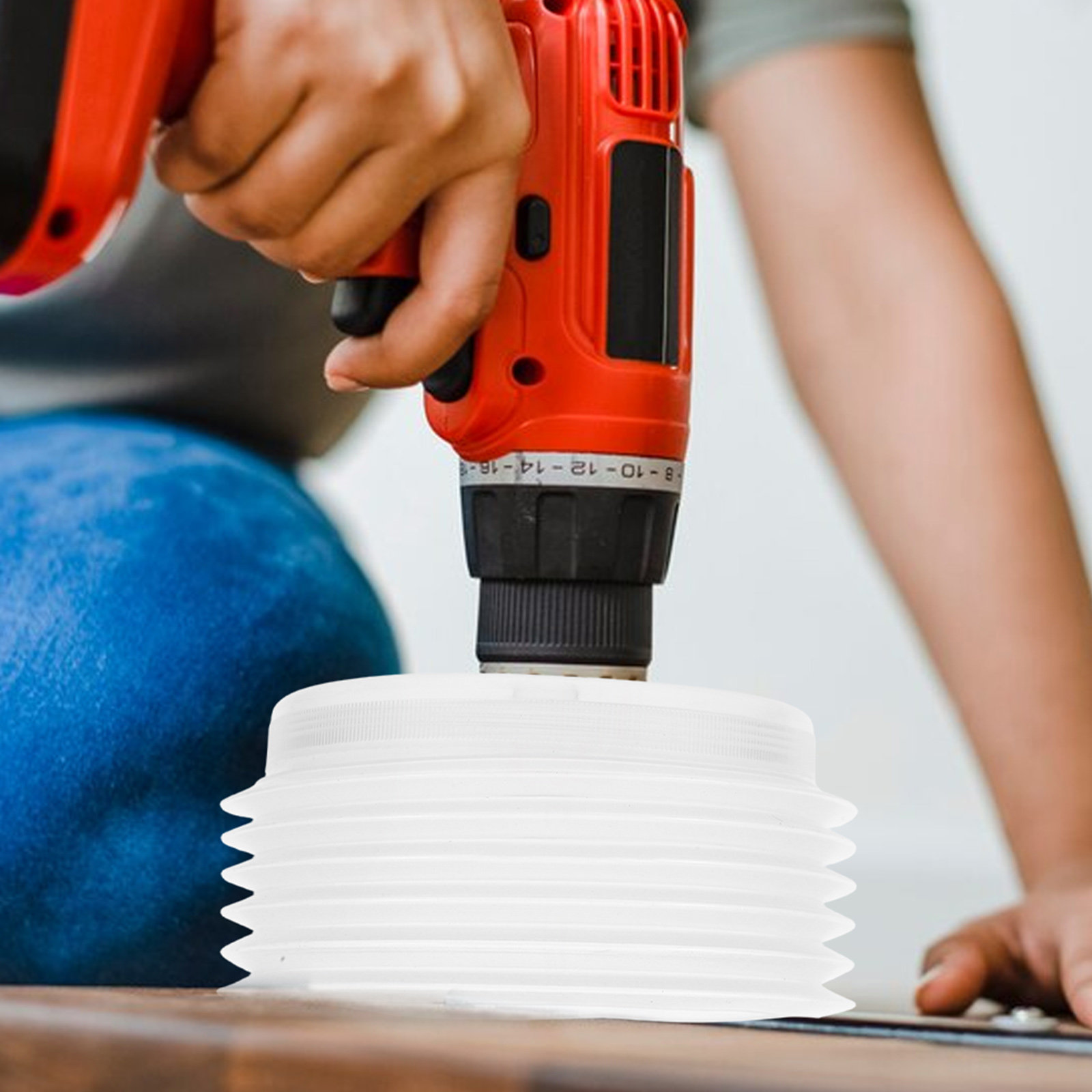 ホールソーおよび電動ドリル用の集塵カバー。内径155mm。家 - Power Tools Use のレビューと価格