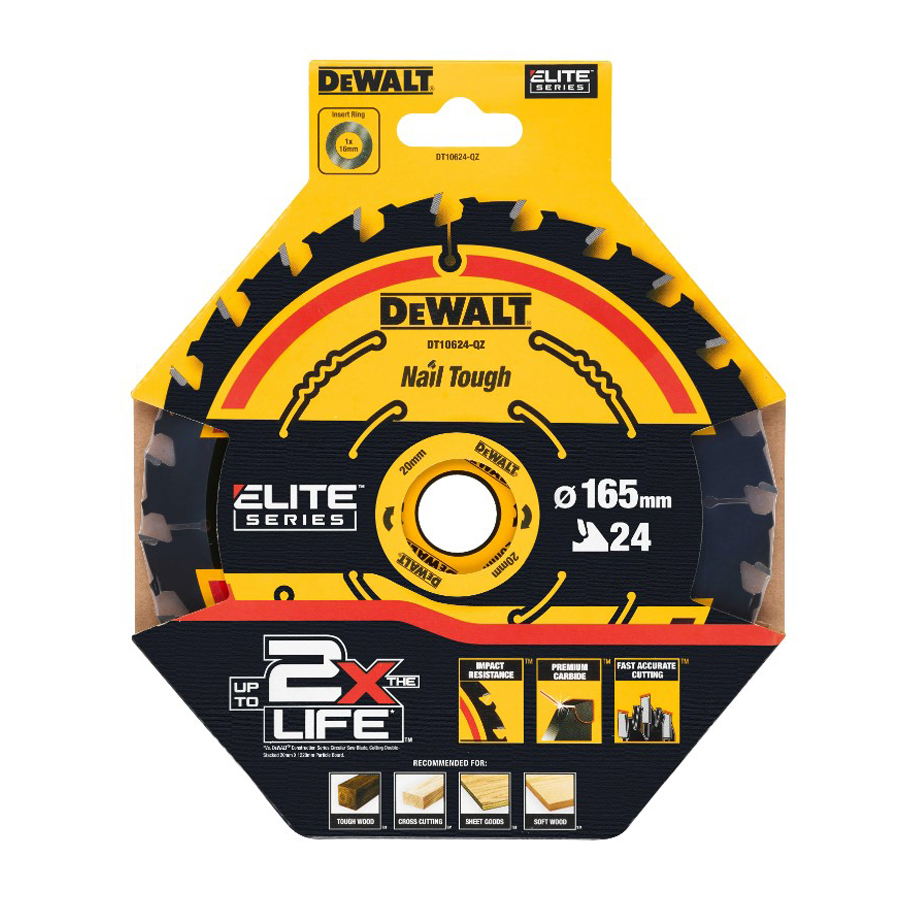 DEWALT DT10624-QZ 1/3 個 24T 建設 - Power Tools In Construction のレビューと価格