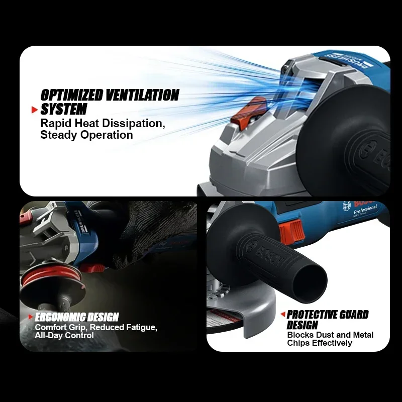 ボッシュ GWS 18V-8 コードレスアングルグラインダー - Power Tools Cordless のレビューと価格