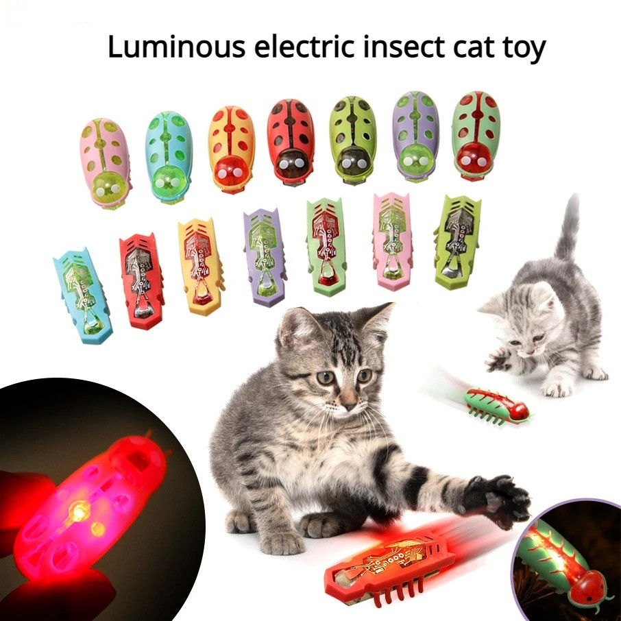 猫のおもちゃ 光る電動ワーム ペットインタラクティブパズル  - Power Tools Cat のレビューと価格
