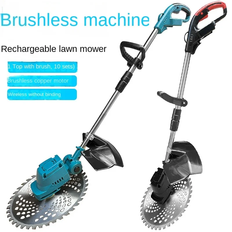 21V、10インチ、コードレス、ブラシレス式芝刈り機。リチウ - Power Tools Cordless のレビューと価格