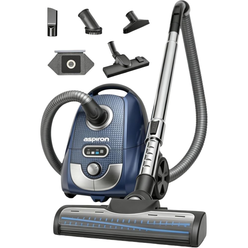 キャニスター掃除機、1600W/40Kpa キャニスター袋式 - Power Tools Vacuum のレビューと価格