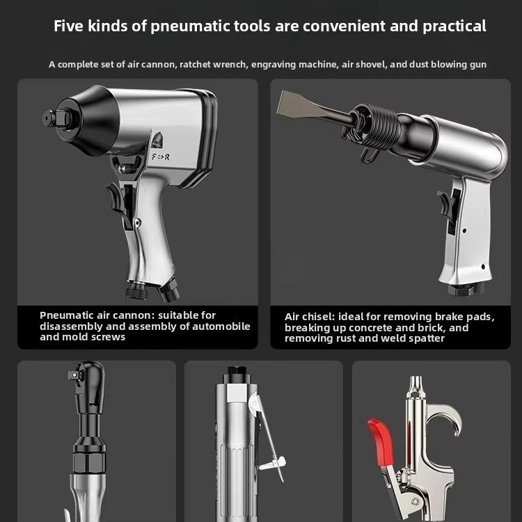 71点入りヘビーデューティー空気圧工具キット、多機能高出力エ - Power Tools Hand Held のレビューと価格