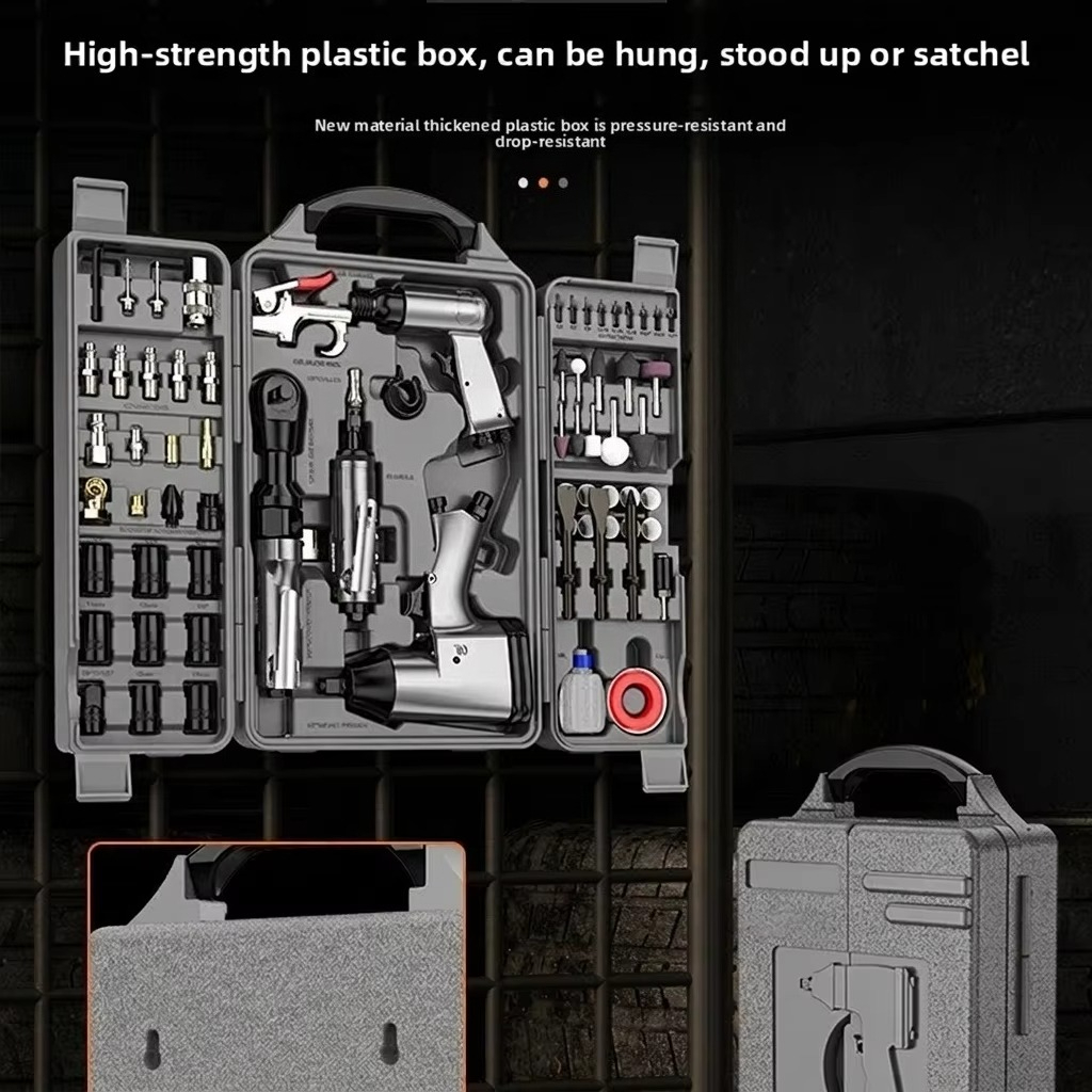 71点入りヘビーデューティー空気圧工具キット、多機能高出力エ - Power Tools Hand Held のレビューと価格