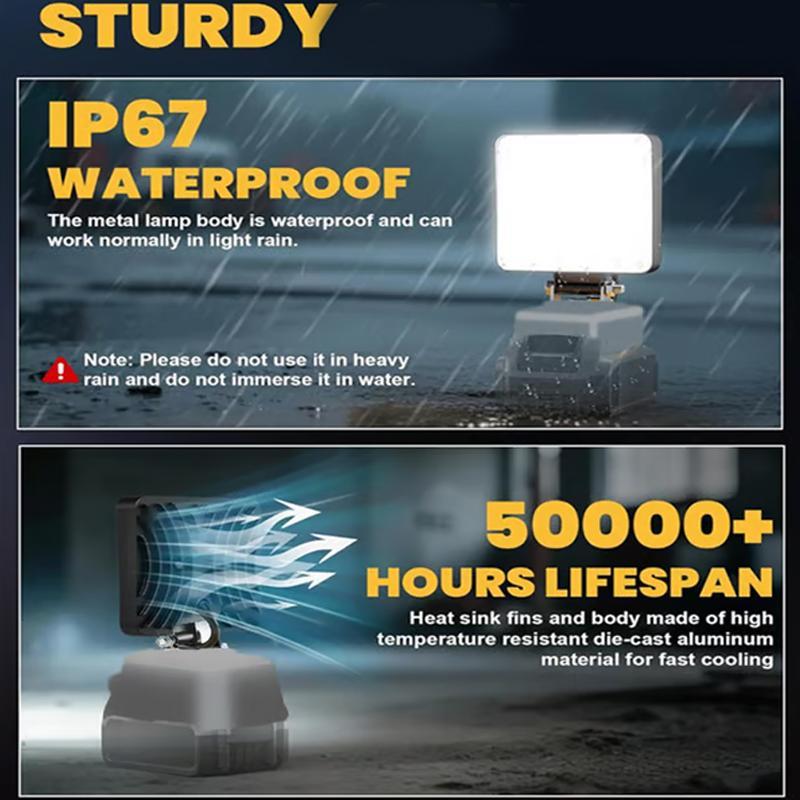 2 個の新しい便利な 21V 電動工具アクセサリー LED  - Power Tools In Construction のレビューと価格