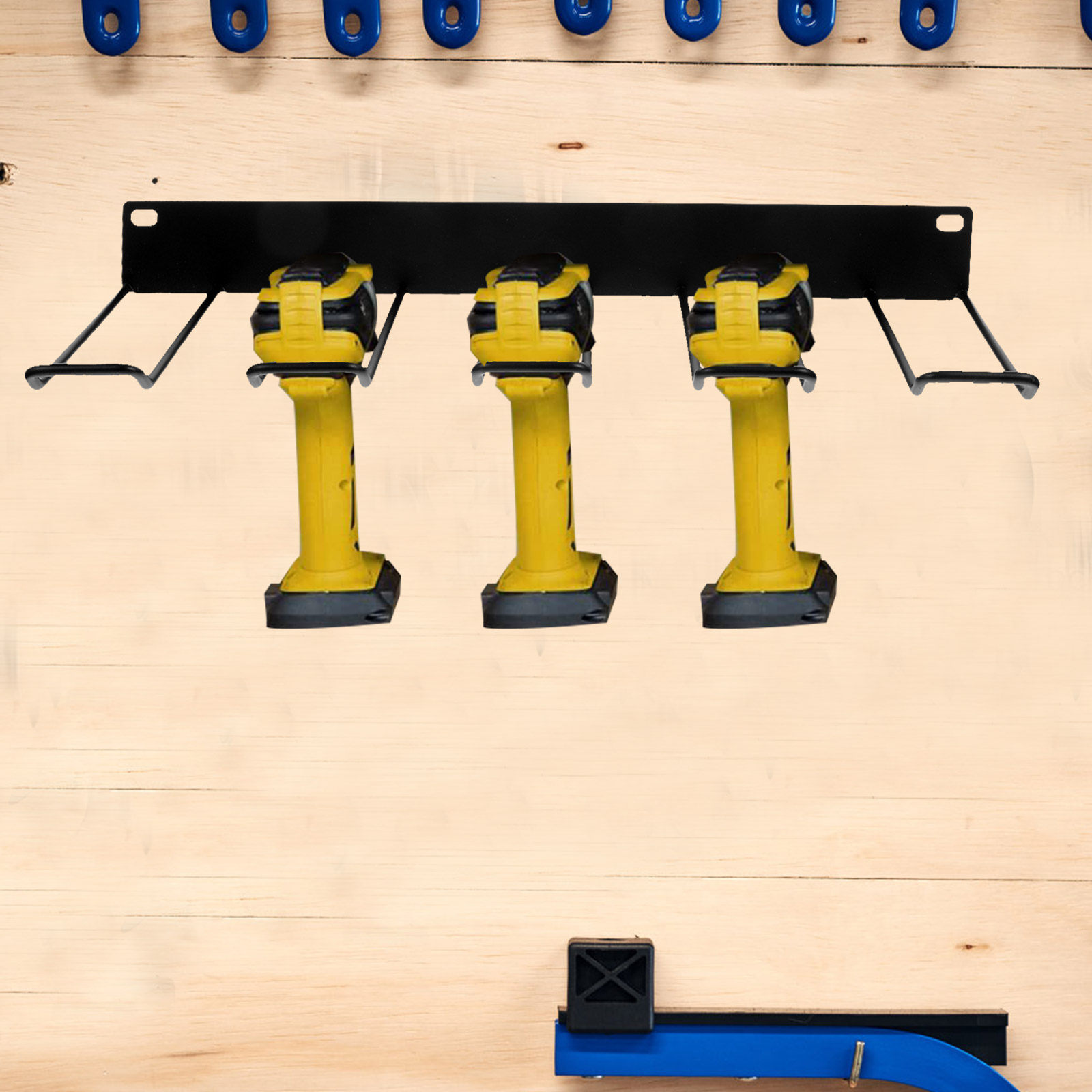 電動工具収納用壁掛け式カーボン鋼製収納ラック。頑丈な構造で、 - Power Tools Storage のレビューと価格