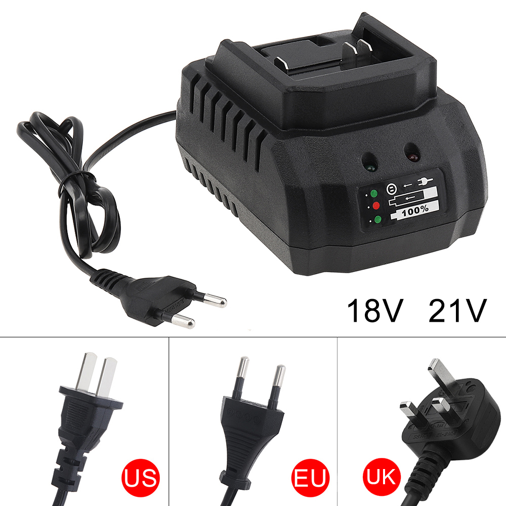 リチウムイオンバッテリー充電器急速充電 18V 21V 電動 - Power Tools Uk のレビューと価格